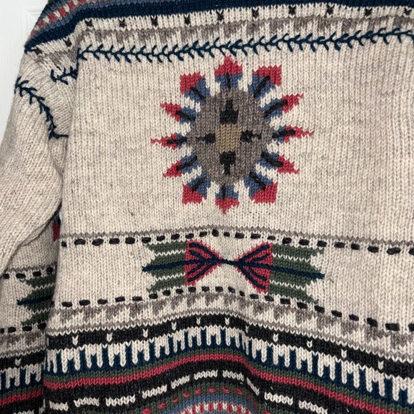 Lost Horizons Sundance Sunburst Cardigan Sweater women’s size small - Picture 4 of 6